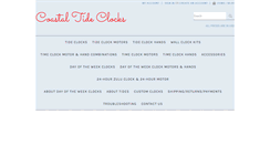 Desktop Screenshot of coastaltideclocks.com